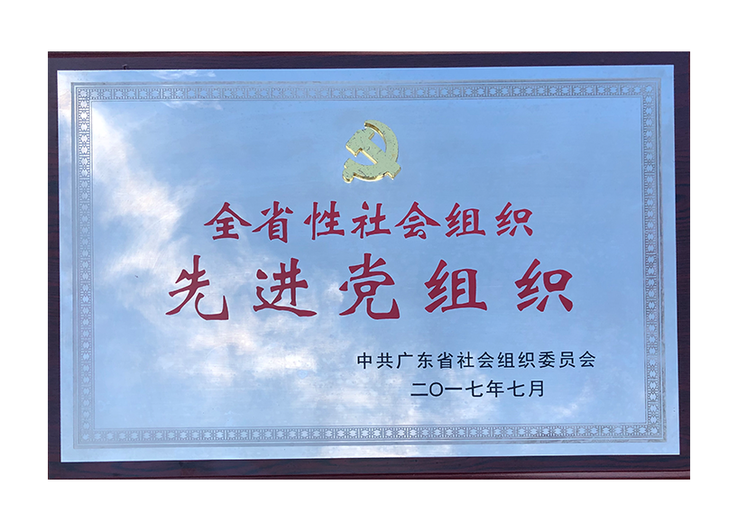 全省性社会组织先进党组织